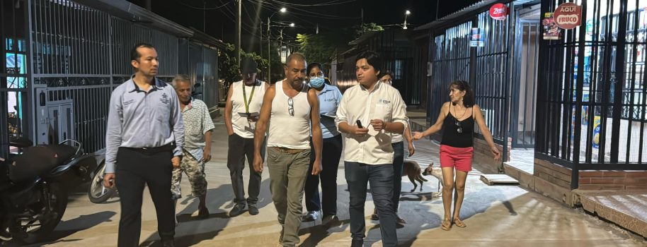 ‘ESIP cerca de ti’: atendiendo las necesidades de alumbrado en los barrios de Neiva