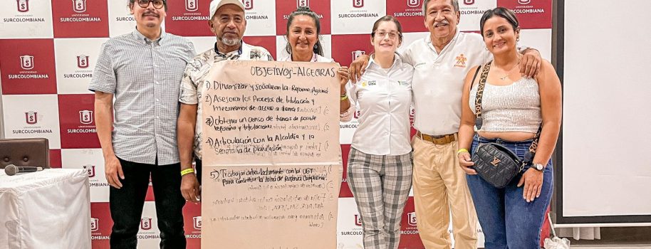 En Neiva, ANT promueve espacio clave para fortalecer participación del campesinado en procesos de la Reforma Agraria