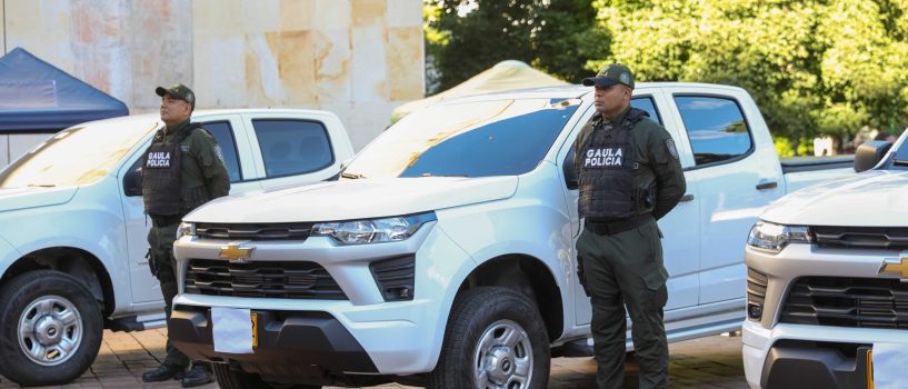 Gobernación del Huila equipa al GAULA con modernos vehículos y reafirma inversión histórica en seguridad