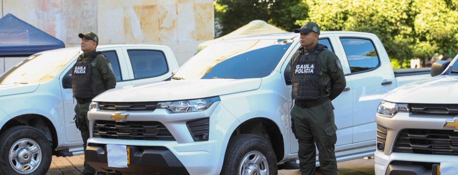 Gobernación del Huila equipa al GAULA con modernos vehículos y reafirma inversión histórica en seguridad