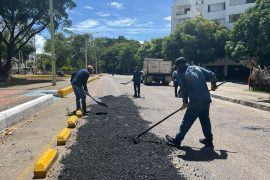 Continúan trabajos de intervención vial en las avenidas Circunvalar y La Toma, de Neiva