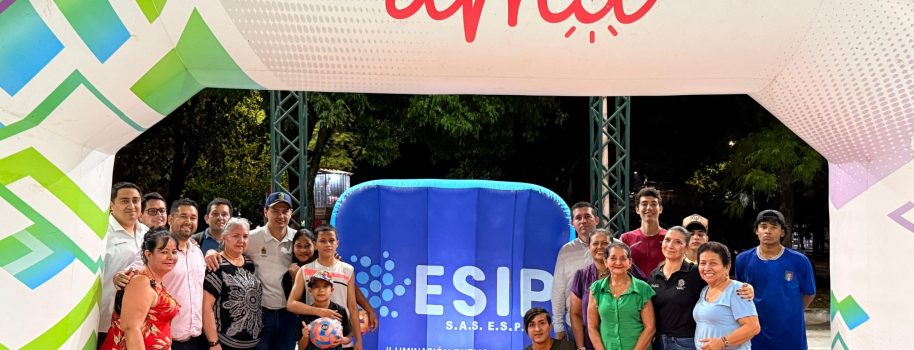 ESIP Iluminó polideportivo El Obrero de Neiva