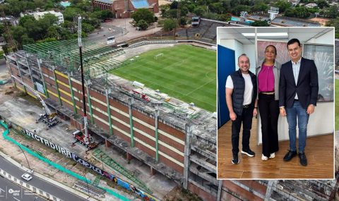 Continúa gestión para recuperación del Estadio Guillermo Plazas Alcid, de Neiva