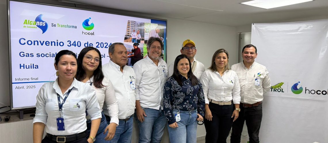 Hocol y Alcanos, conectan servicio de gas a 131 familias vulnerables del Huila