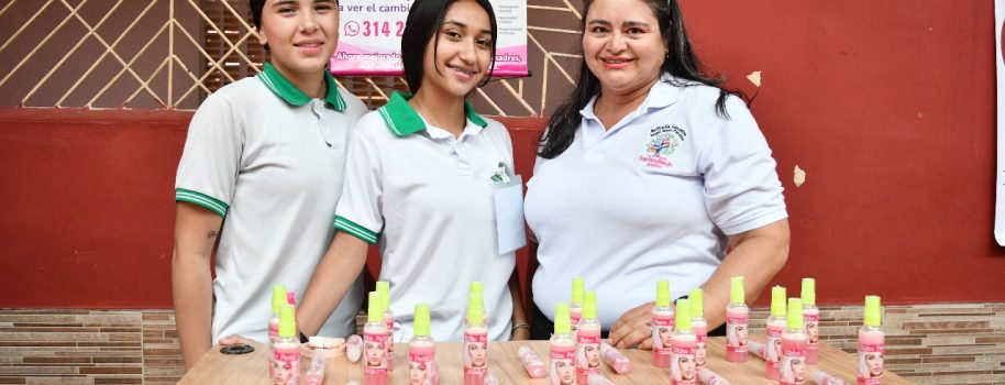28 emprendimientos presentes, en la Primera Feria Escolar del Colegio Ángel María Paredes de Neiva