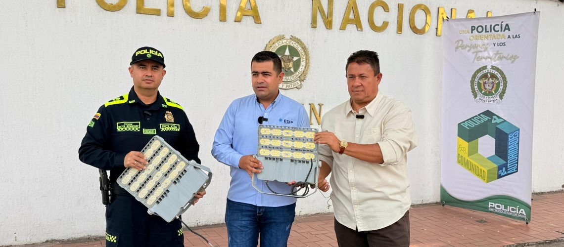 ESIP recupera reflectores robados y hace un llamado a la comunidad