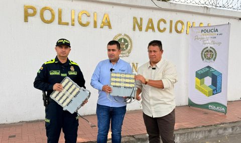 ESIP recupera reflectores robados y hace un llamado a la comunidad