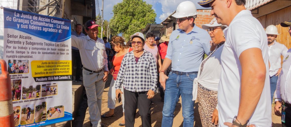 Inversión de más de $1.400 millones en acueducto y alcantarillado transformará la vida en Granjas Comunitarias y Quintas de San Luis
