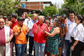Por primera vez, Gobernación del Huila entrega 7 tramos viales pavimentados en la Comuna 6 de Neiva