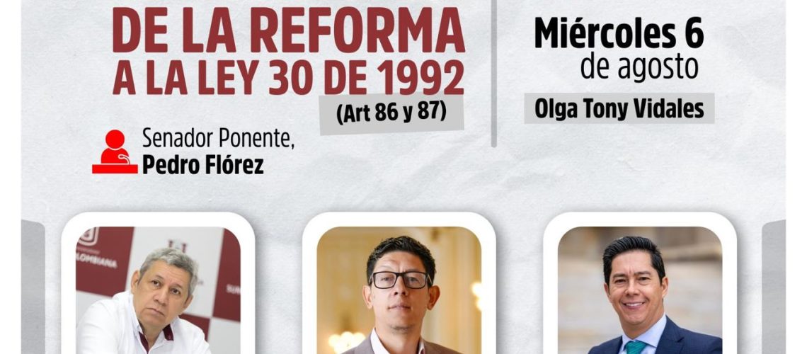 USCO será epicentro nacional de la reforma a la Ley 30 de Educación Superior