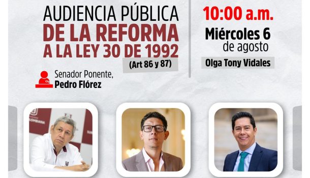 USCO será epicentro nacional de la reforma a la Ley 30 de Educación Superior
