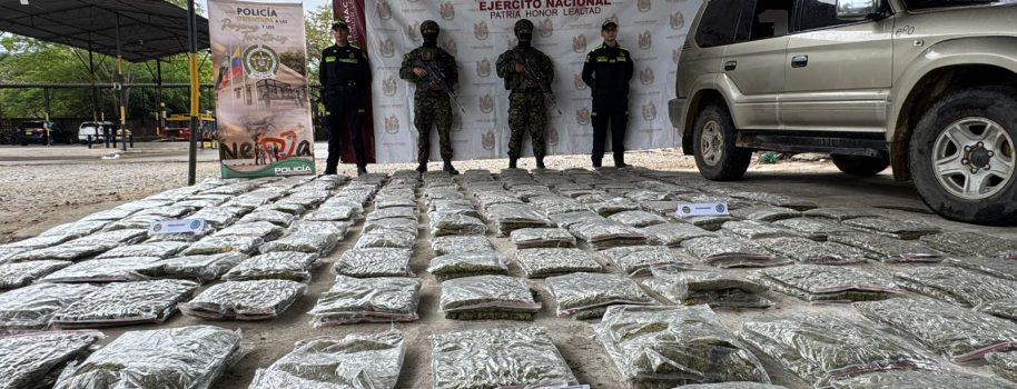 Ejército incautó cargamento de marihuana en el eje vial Neiva – Palermo