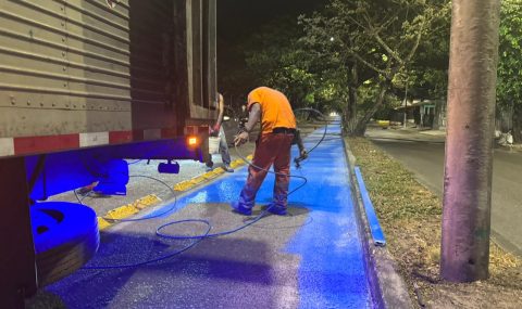 Alcaldía de Neiva recupera la ciclorruta de la Carrera Segunda, al norte de la ciudad