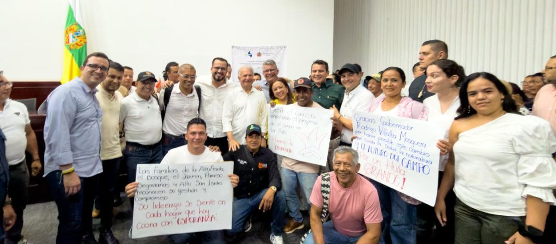 Gobierno del Huila, enciende la llama de la gasificación rural en seis municipios