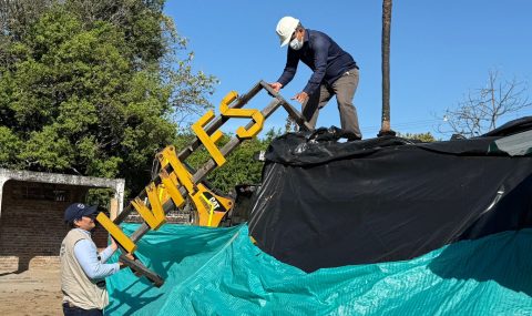 Inició demolición controlada del Monumento 14 en el Cementerio Central de Neiva