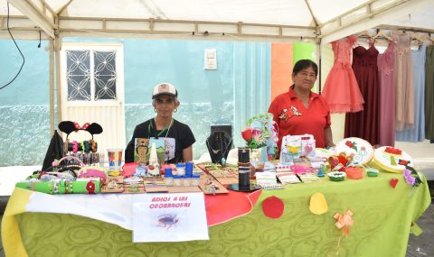 La Feria de Emprendimiento vitrina de talento y desarrollo en el Festival Folclórico de Gigante
