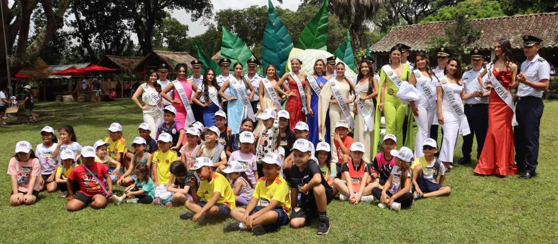 Niños y familias disfrutaron del «Running Kids Gigante» en las Fiestas del Cacao y del Café