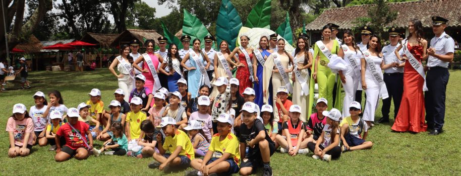 Niños y familias disfrutaron del «Running Kids Gigante» en las Fiestas del Cacao y del Café