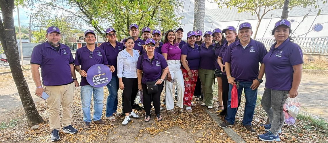 Taxis Púrpura: una apuesta por la seguridad y la prevención de violencias en Neiva