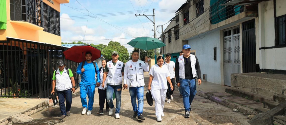 En la Comuna 6 de Neiva, se realizó jornada del ‘Día D’ para prevenir dengue y fiebre amarilla