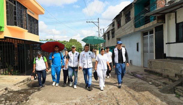 En la Comuna 6 de Neiva, se realizó jornada del ‘Día D’ para prevenir dengue y fiebre amarilla
