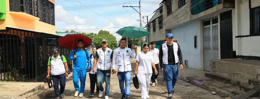 En la Comuna 6 de Neiva, se realizó jornada del ‘Día D’ para prevenir dengue y fiebre amarilla
