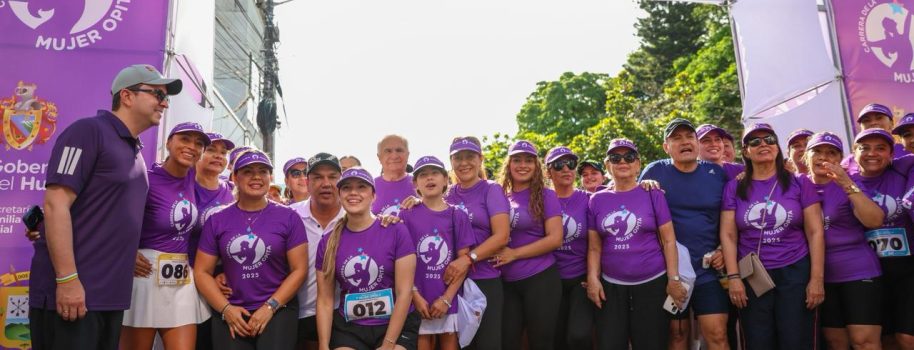 Participantes de todo el Huila, se unieron para disfrutar la Carrera de la Mujer Opita