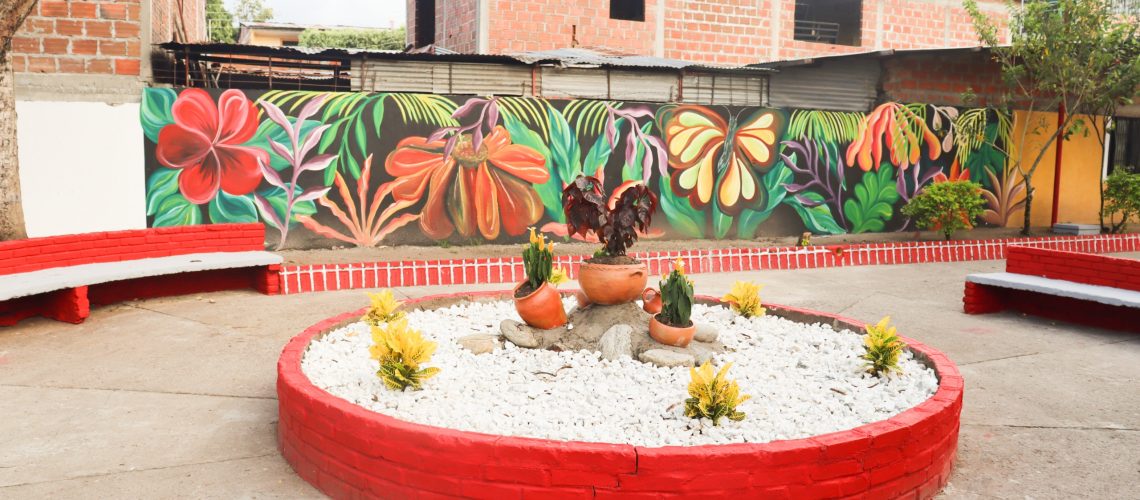 Restauran parque «El Divino Niño» en Gigante, Huila