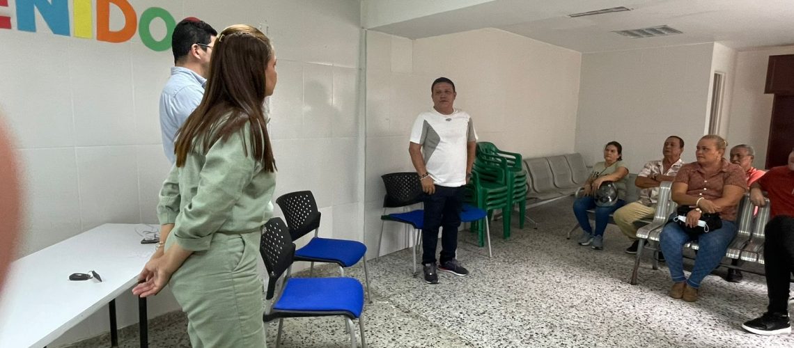 Líderes de la Comuna 5 de Neiva y la ESE, trabajan unidos para mantener el centro de salud