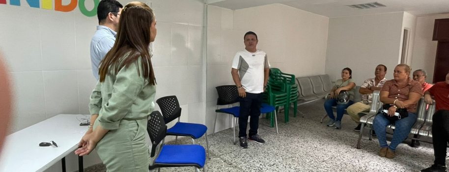 Líderes de la Comuna 5 de Neiva y la ESE, trabajan unidos para mantener el centro de salud