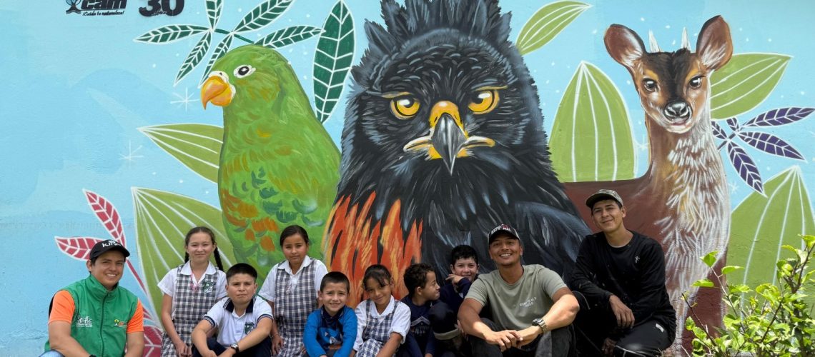 Muralismo ambiental: estrategia de educación ambiental que se consolida en el Huila