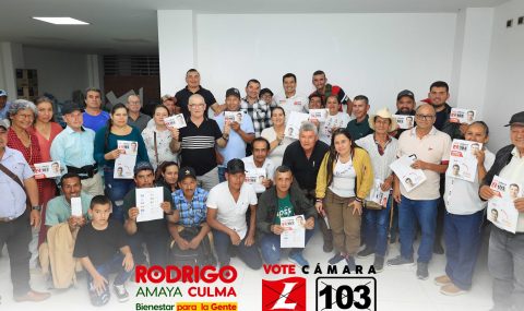 Rodrigo Amaya Culma unifica masivos respaldos en el centro y occidente del Huila