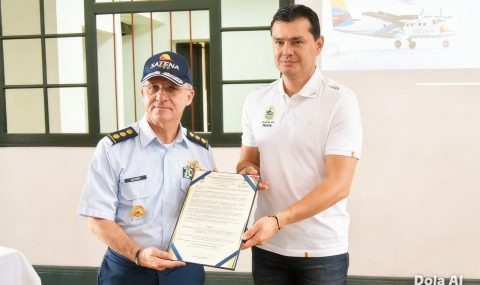 Alcalde Germán Casagua, gestionó nueva ruta aérea directa Neiva – Medellín