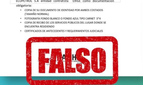 Ecopetrol alerta sobre fraudes en convocatorias laborales en el Huila