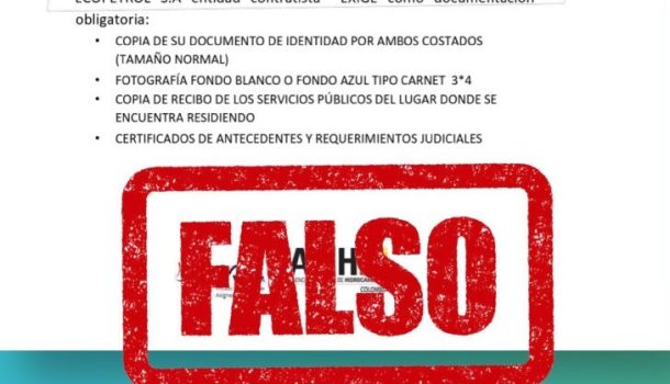 Ecopetrol alerta sobre fraudes en convocatorias laborales en el Huila