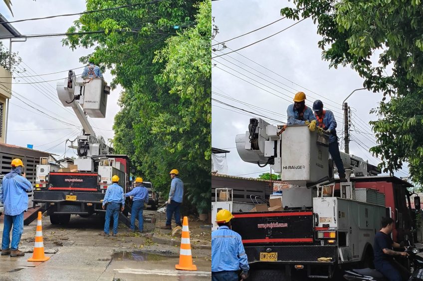 ElectroHuila activa plan para restablecer el servicio en zonas afectas por lluvias