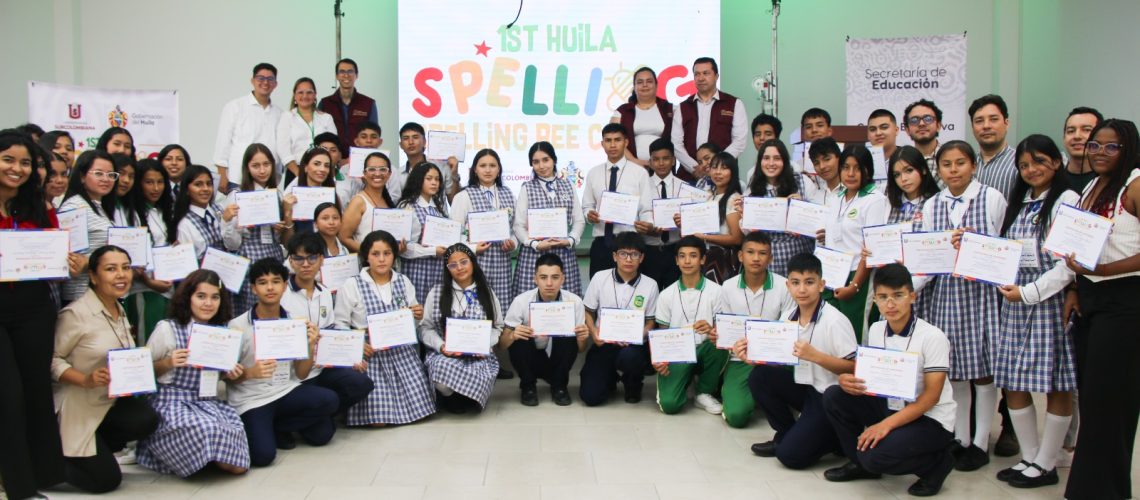 Estudiantes del Huila protagonistas del ‘Spelling Bee Contest’