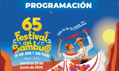 Esta es nuestra Programación Oficial del 65º Festival del Bambuco en San Juan y San Pedro para el 2026
