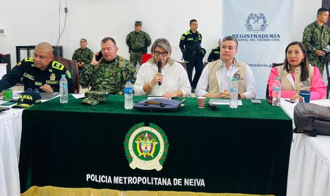 Huila se prepara para una jornada democrática segura: Fuerza Pública desplegada en todos los puestos de votación