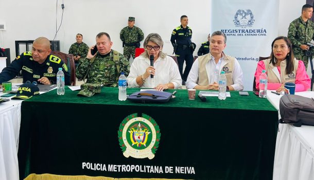 Huila se prepara para una jornada democrática segura: Fuerza Pública desplegada en todos los puestos de votación