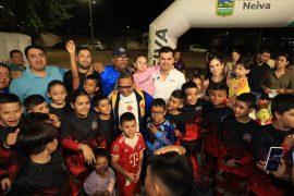 Alcalde Germán Casagua, beneficia a más de 200 niños con implementación deportiva en Neiva