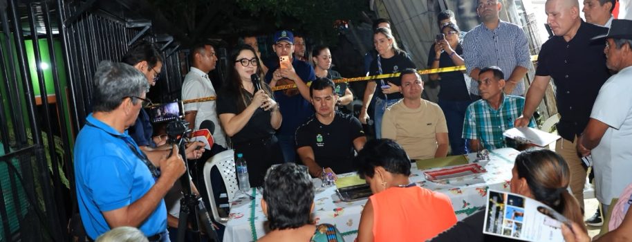 Después de años de espera, el barrio Álvaro Uribe Vélez ya disfruta de alumbrado público
