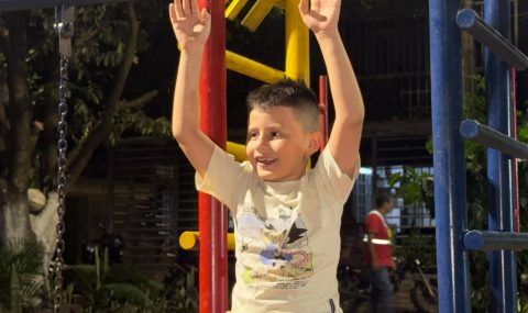 La zona verde de Alberto Yepes de Neiva, ya tiene nueva iluminación