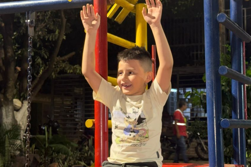 La zona verde de Alberto Yepes de Neiva, ya tiene nueva iluminación
