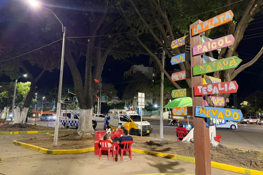 Más zonas verdes de Neiva cuentan con nueva iluminación