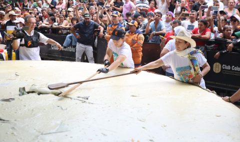 ¡A comer quesillo! Regresa la elaboración del quesillo más grande de Colombia en Yaguará