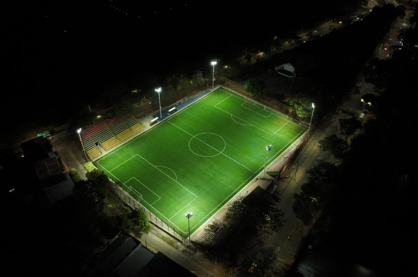 Barrio Cándido, al norte de Neiva, estrena cancha: Casagua transforma otro escenario deportivo