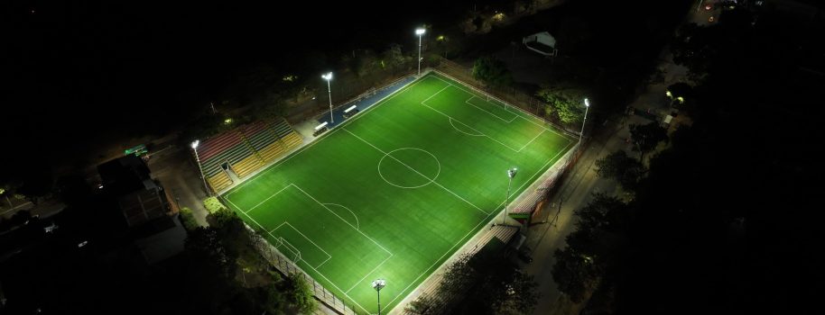 Barrio Cándido, al norte de Neiva, estrena cancha: Casagua transforma otro escenario deportivo