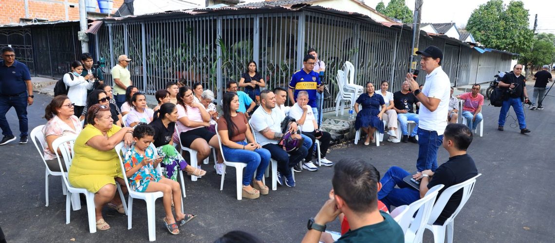 Después de 27 años entre polvo y barro, el barrio Canaima al sur de Neiva, estrena vía pavimentada