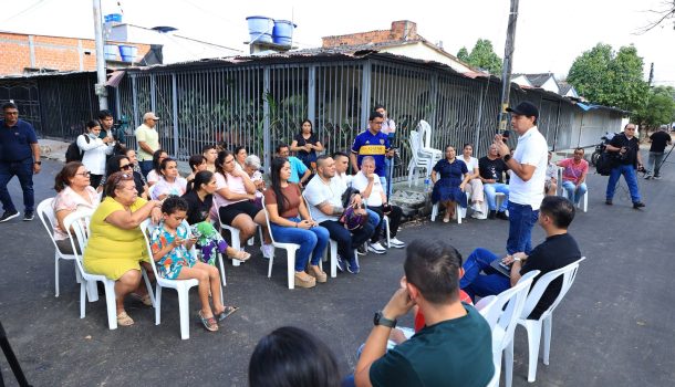 Después de 27 años entre polvo y barro, el barrio Canaima al sur de Neiva, estrena vía pavimentada